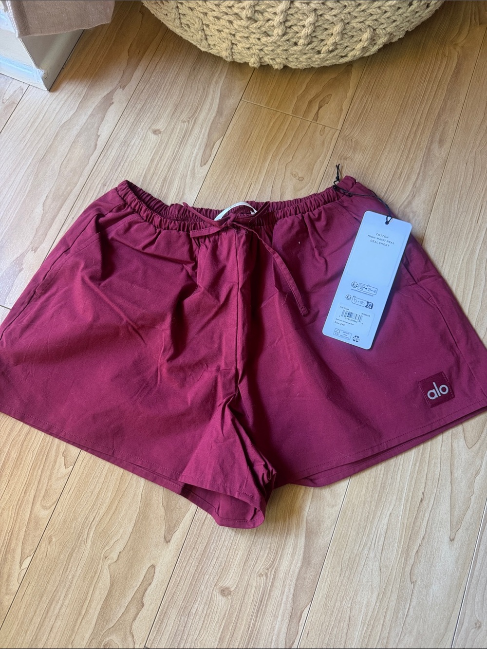 ALO Yoga Women's Cotton High Waist Real Deal Short